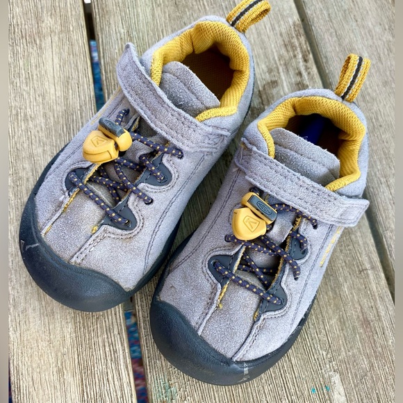 KEEN Jasper Leather Sneakers Toddler 9 - Picture 3 of 7